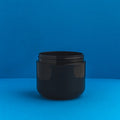 4 oz Black Plastic Double Wall Cosmetic Jars fragrance oil bottle