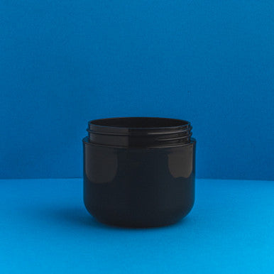 4 oz Black Plastic Double Wall Cosmetic Jars fragrance oil bottle