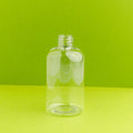 4 oz Clear Boston Round Plastic Bottle fragrance oil bottle