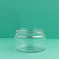 4 oz Clear Low Profile PET Jar fragrance oil bottle