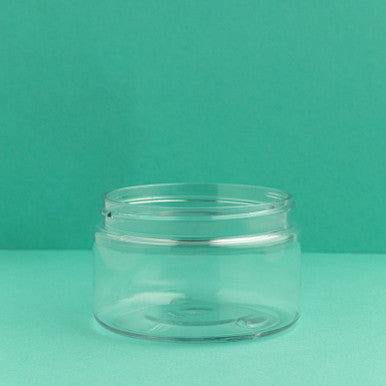 4 oz Clear Low Profile PET Jar fragrance oil bottle