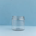 4 oz Clear PET Plastic Cosmetic Jar fragrance oil bottle