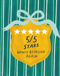 5/5 Stars Friend Card