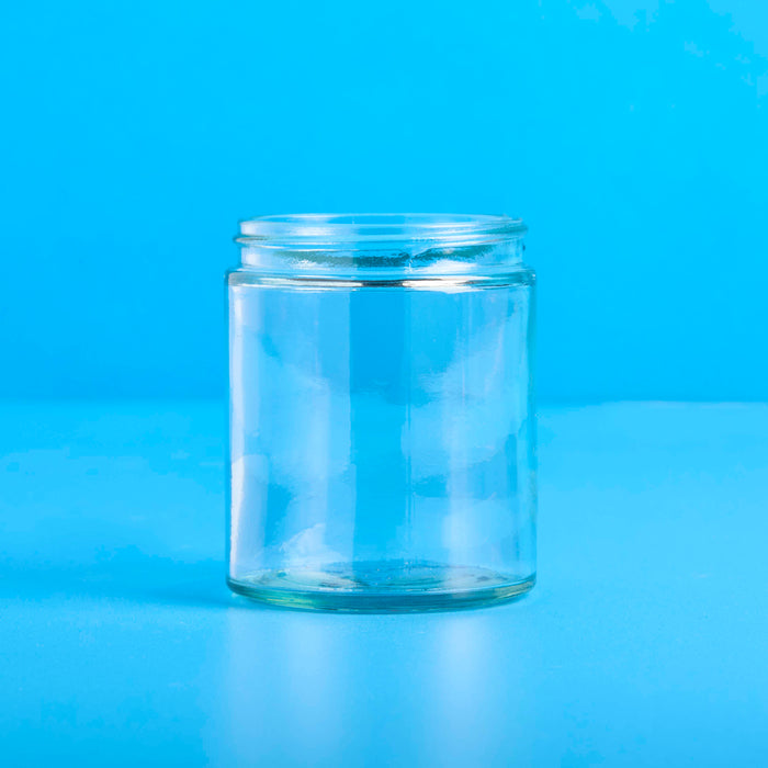 6 oz Straight Sided Glass Jar fragrance oil bottle