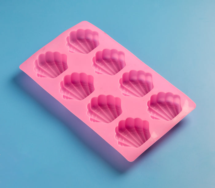 8 Cavity Shell Silicone Mold fragrance oil bottle