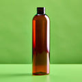 8 oz Amber Plastic Bullet Bottle fragrance oil bottle