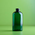8 oz Green Boston Round Plastic Bottle - 24/410