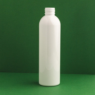 8 oz White PET Plastic Bullet Bottle fragrance oil bottle