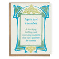 Age is Just a Number Birthday Card