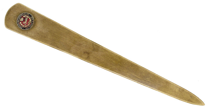 ANTIQUE WHITEHEAD & HOAG BRONZE LETTER OPENER BUICK PENCE AUTOMOBILE CO MINNEAPOLIS, MINN ENAMELED ADVERTISING OFFERED BY ANTIQUE DIGGER