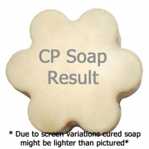 Apple Crisp Fragrance Oil in cold process soap color testing