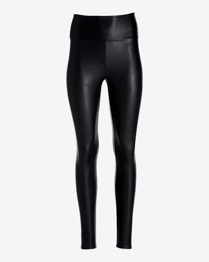Aspen Faux Leather Pull On Legging Black