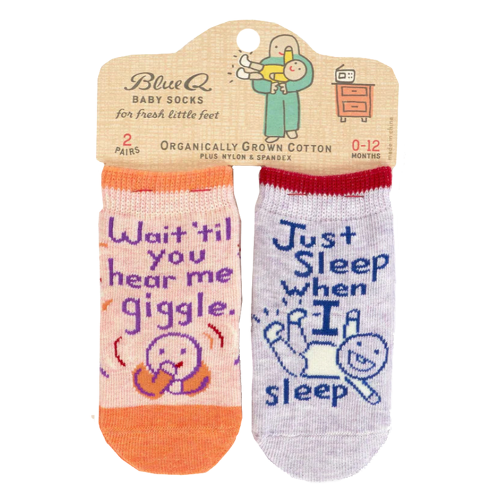 Baby Socks - Hear Me Giggle/Sleep