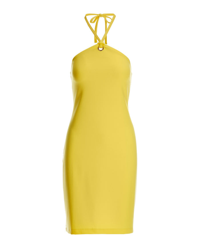 Beyond Travel Halter Dress 2BC34 Limoncello