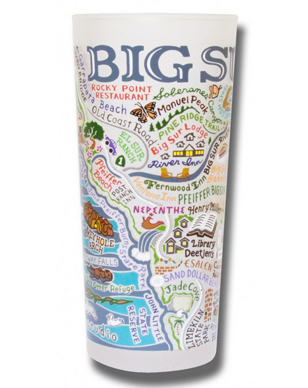 Big Sur Frosted Glass Tumbler