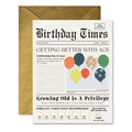 Birthday Times Birthday Card