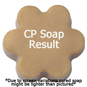 Bonfire Fragrance Oil in cold process soap color testing