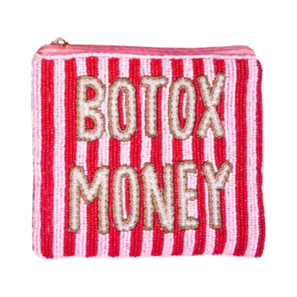 Botox Money Coin Purse - Striped