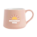 Breakfast Wine Mug - Pink