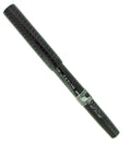 C1912 JAXON BLACK CHASED HARD RUBBER STUD FILLER FOUNTAIN PEN RESTORED OFFERED BY ANTIQUE DIGGER