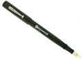 C1915 WATERMAN 14 PSF BLACK CHASED HARD RUBBER FOUNTAIN PEN RESTORED EXCELLENT OFFERED BY ANTIQUE DIGGER