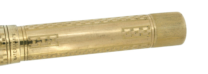 C1917 WATERMAN GOTHIC 452 1/2V F-BBB FLEX NIB FOUNTAIN PEN RESTORED OFFERED BY ANTIQUE DIGGER