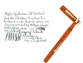 C1925 WATERMAN #52 CARDINAL RED HARD RUBBER FOUNTAIN PEN F-BBB FLEX NIB RESTORED OFFERED BY ANTIQUE DIGGER