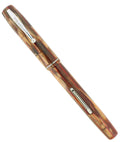 C1933 WATERMAN #32A GOLDEN PEARL BRONZE W/RED VEINS FOUNTAIN PEN RESTORED OFFERED BY ANTIQUE DIGGER