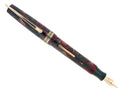 C1934 GOLD MEDAL COMRADE MARBLE BURGUNDY FOUNTAIN 14K M-BBB NIB PEN RESTORED OFFERED BY ANTIQUE DIGGER