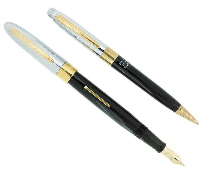 C1952 EVERSHARP SYMPHONY DELUXE FOUNTAIN PEN & PENCIL SET NEVER INKED OFFERED BY ANTIQUE DIGGER