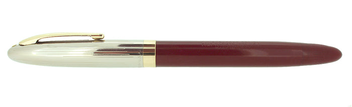 C1951 SHEAFFER SENTINEL DELUXE TOUCHDOWN GREGG SHORTHAND NIB FOUNTAIN PEN NEW OLD STOCK MINT OFFERED BY ANTIQUE DIGGER