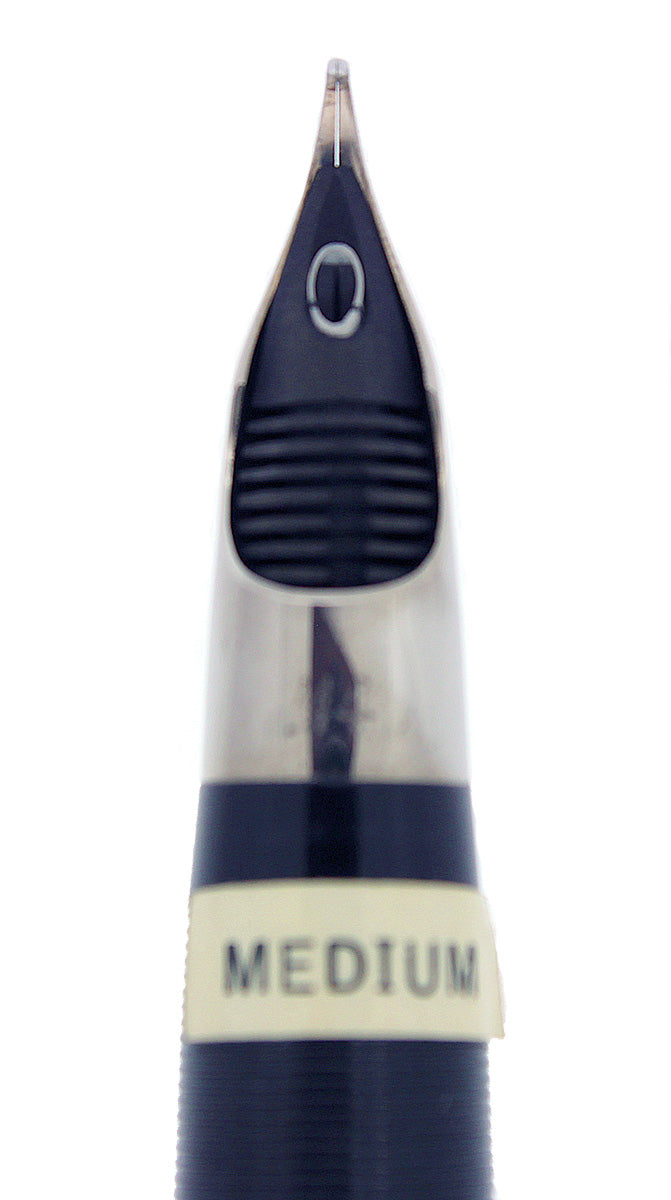 C1952 SHEAFFER CLIPPER BURGUNDY SNORKEL M NIB FOUNTAIN PEN NEW OLD STOCK MINT OFFERED BY ANTIQUE DIGGER
