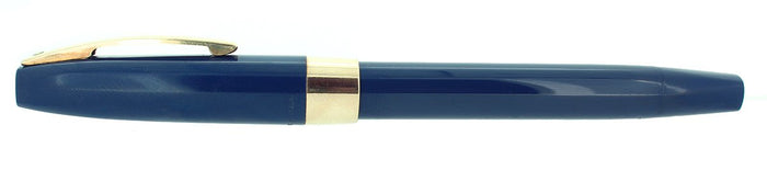 C1961 SHEAFFER BLUE IMPERIAL IV FOUNTAIN PEN TOUCHDOWN FILLER NEW OLD STOCK MINT OFFERED BY ANTIQUE DIGGER
