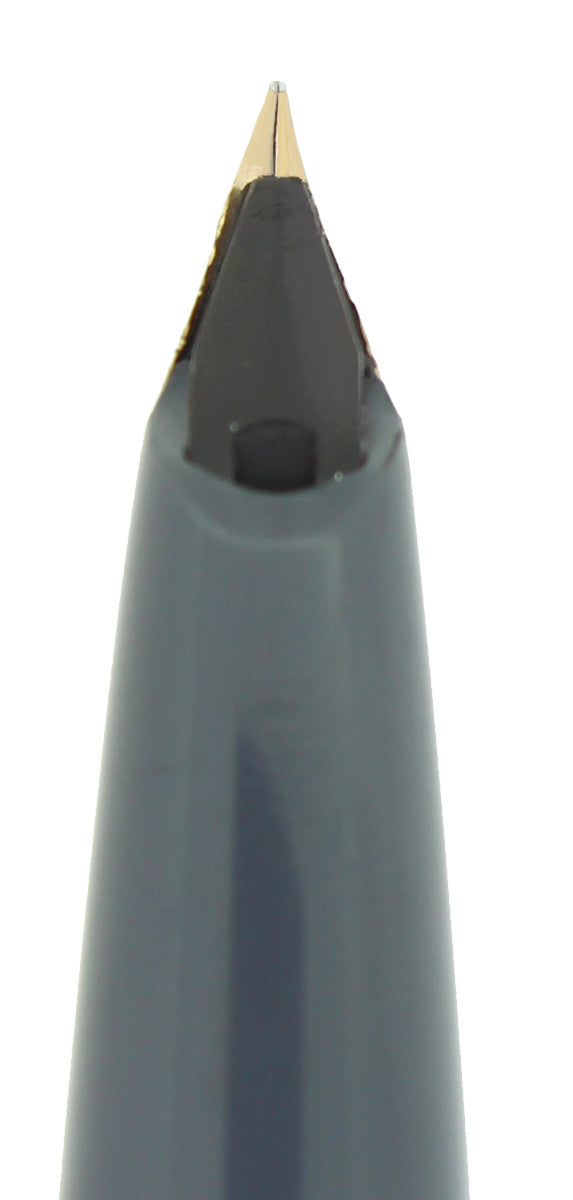 C1961 SHEAFFER DARK BLUE GRAY IMPERIAL IV FOUNTAIN PEN TOUCHDOWN FILLER RESTORED OFFERED BY ANTIQUE DIGGER