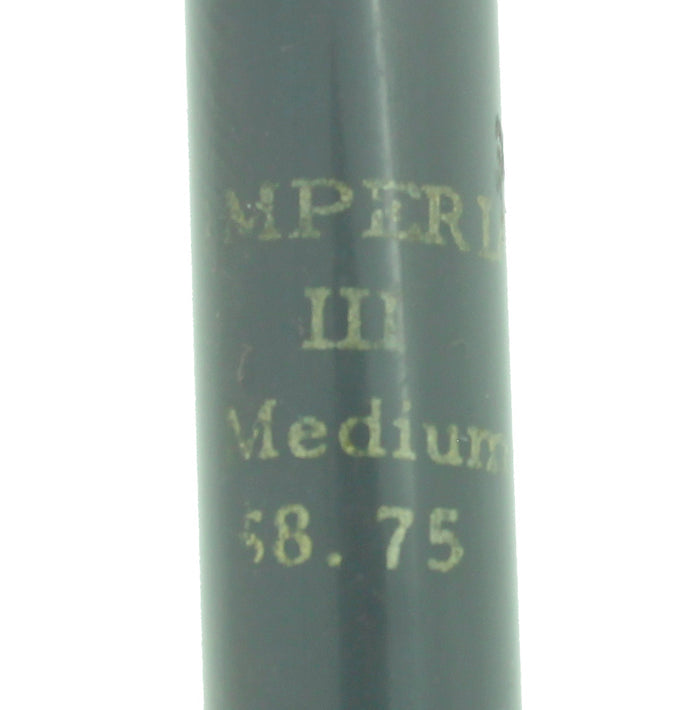 C1962 SHEAFFER GRAY IMPERIAL III FOUNTAIN PEN TOUCHDOWN FILLER CHALK MARKED NEVER INKED OFFERED BY ANTIQUE DIGGER