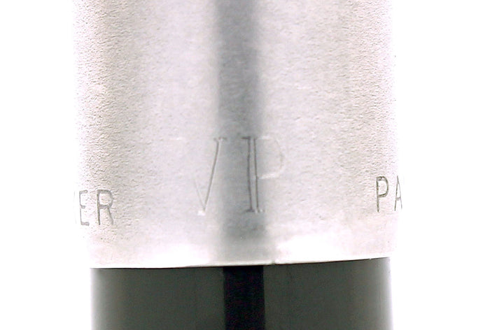 C1964 PARKER VP GREY W/LUSTRALOY CAP XXXF-XXF 14K #62 NIB FOUNTAIN PEN RESTORED OFFERED BY ANTIQUE DIGGER