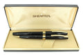 C1964 SHEAFFER 800 BLACK FOUNTAIN PEN & PENCIL SET CHALKED MINT NEVER INKED OFFERED BY ANTIQUE DIGGER