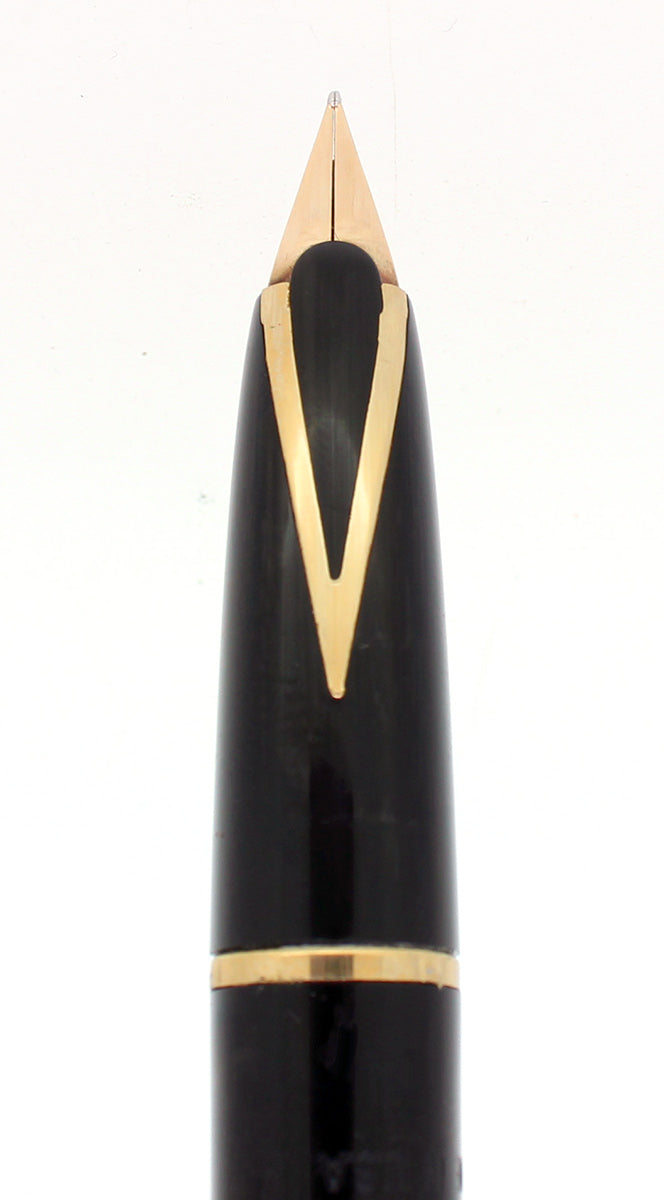 C1964 SHEAFFER 800 BLACK FOUNTAIN PEN & PENCIL SET CHALKED MINT NEVER INKED OFFERED BY ANTIQUE DIGGER