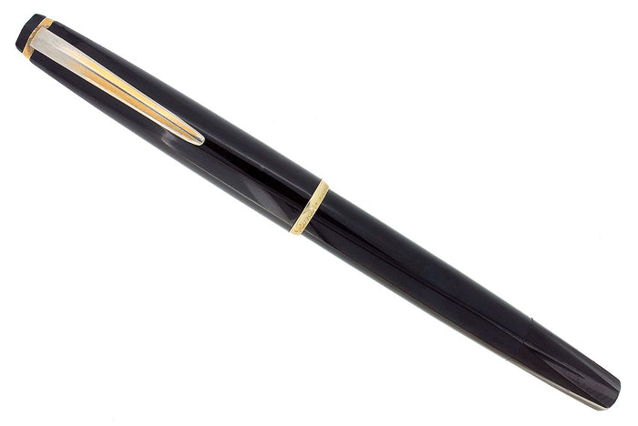 C1968 MONTBLANC MONTE ROSA HEXAGONAL FOUNTAIN PEN 14C F-BB NIB RESTORED OFFERED BY ANTIQUE DIGGER