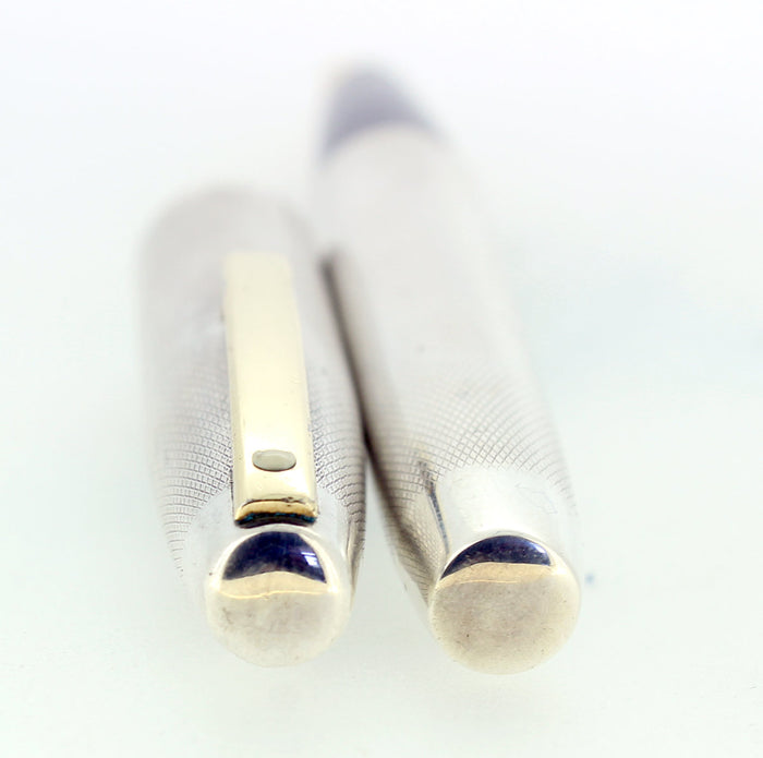 C1972 SHEAFFER STERLING IMPERIAL MODEL 826 BARLEY FOUNTAIN PEN SERVICED OFFERED BY ANTIQUE DIGGER