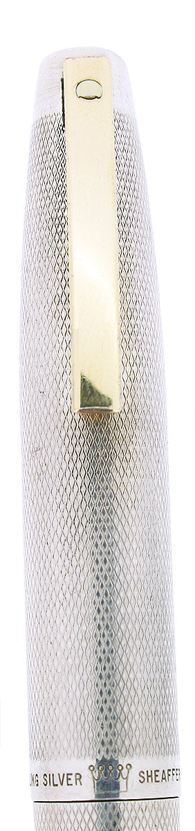 C1972 SHEAFFER STERLING IMPERIAL MODEL 826 BARLEY FOUNTAIN PEN SERVICED OFFERED BY ANTIQUE DIGGER