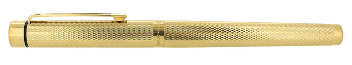 C1979 SHEAFFER TARGA 23K GOLD BARLEYCORN FINE NIB FOUNTAIN PEN NEVER INKED