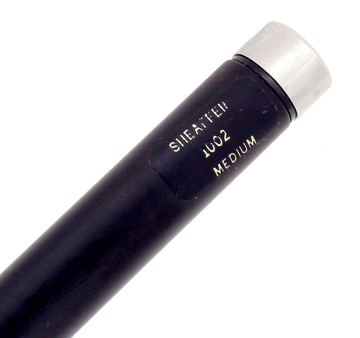 C1989 SHEAFFER TARGA MATTE BLACK FOUNTAIN PEN & BALLPOINT PEN SET NEVER INKED OFFERED BY ANTIQUE DIGGER