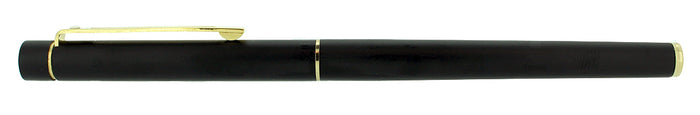 C1989 SHEAFFER TARGA MATTE BLACK SLIMLINE FOUNTAIN PEN PENCIL BALLPOINT PEN 3-PIECE SET