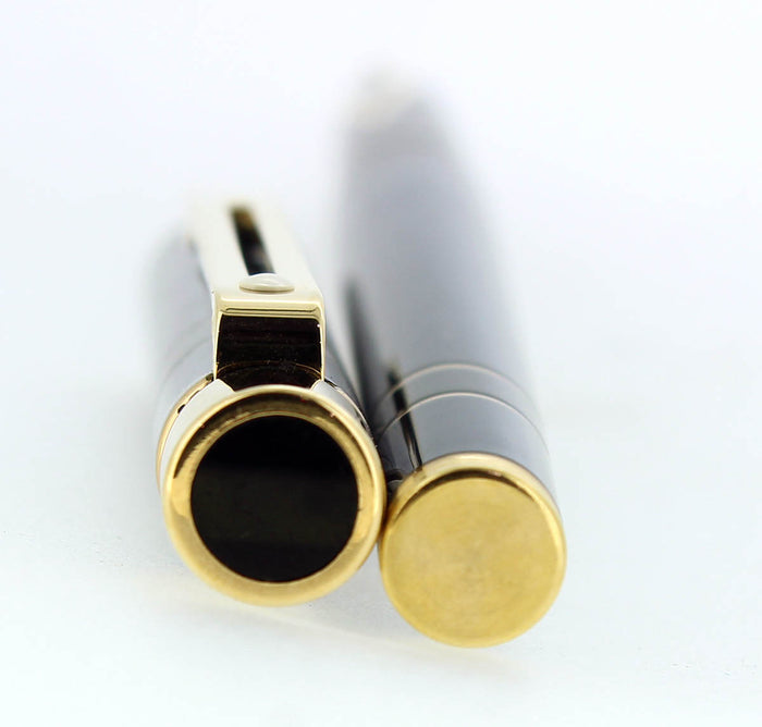 C1991 SHEAFFER TARGA SLIMLINE MODEL 1041s LAQUE PRESTIGE BLUE 14K NIB FOUNTAIN PEN NEVER INKED OFFERED BY ANTIQUE DIGGER