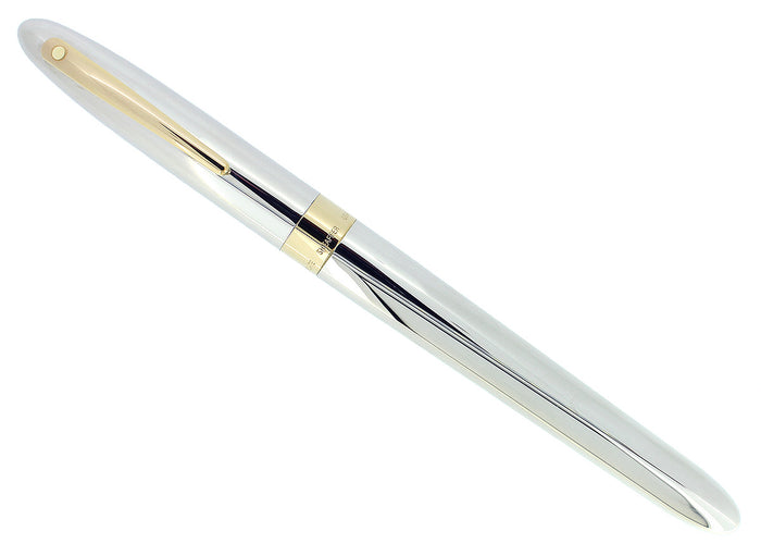 C1993 SHEAFFER CREST PALLADIUM 23K GOLD TRIM 18K F NIB FOUNTAIN PEN NEVER INKED OFFERED BY ANTIQUE DIGGER
