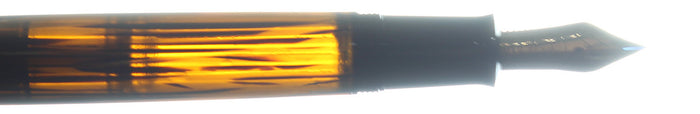 PELIKAN M400 OLD STYLE TORTOISE BROWN STRIPED 14K EF NIB FOUNTAIN PEN MINT OFFERED BY ANTIQUE DIGGER