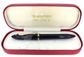 C1998 SHEAFFER BALANCE II WHITE DOT JET BLACK FINE 14K NIB FOUNTAIN PEN MINT OFFERED BY ANTIQUE DIGGER