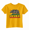 CA Bear Flag Kids T-Shirt - Marigold