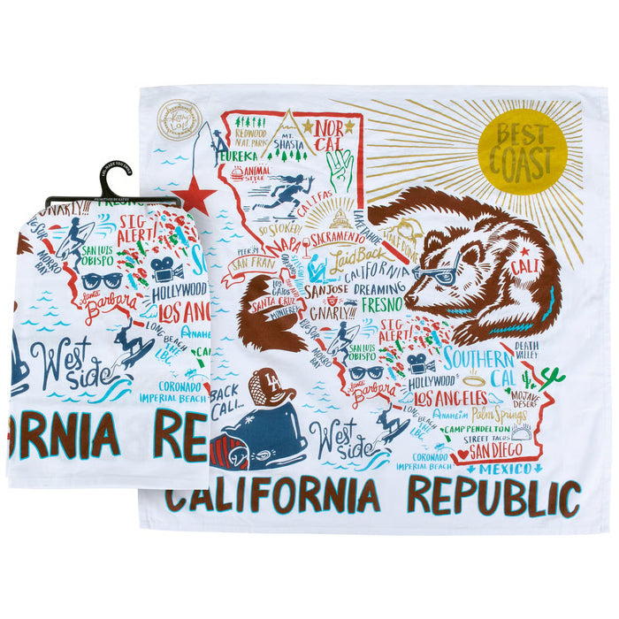 California Republic Kitchen Towel